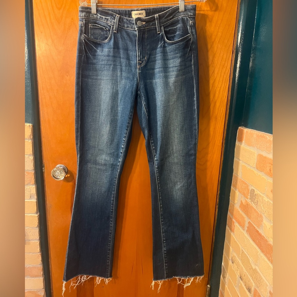L'AGENCE "Sneeki" straight-leg jeans